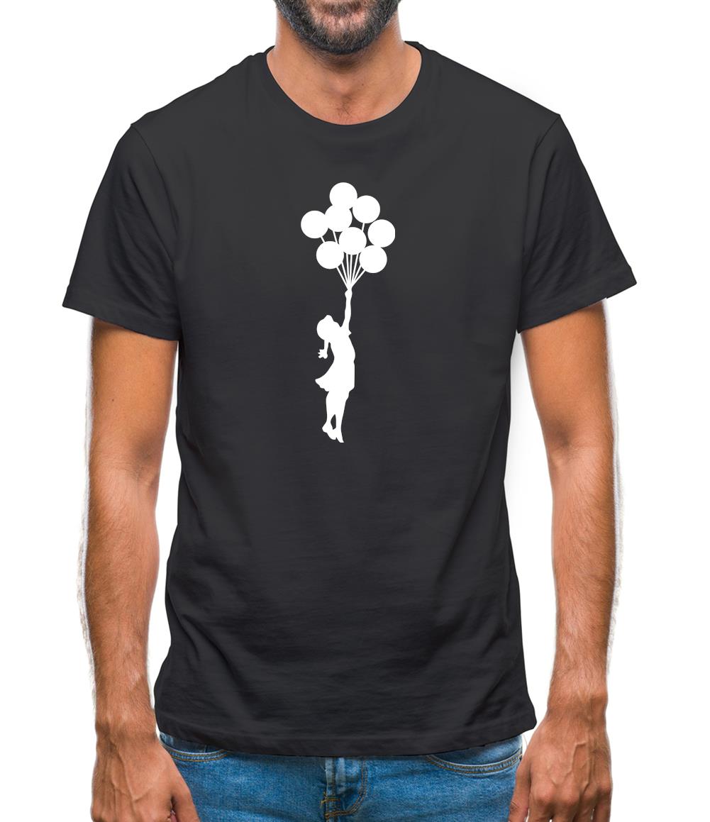 Banksy Girl Mens T-Shirt Banksy Girl Mens T-Shirt