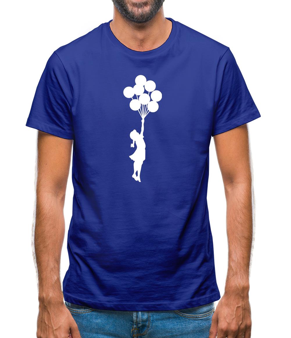 Banksy Girl Mens T-Shirt Banksy Girl Mens T-Shirt