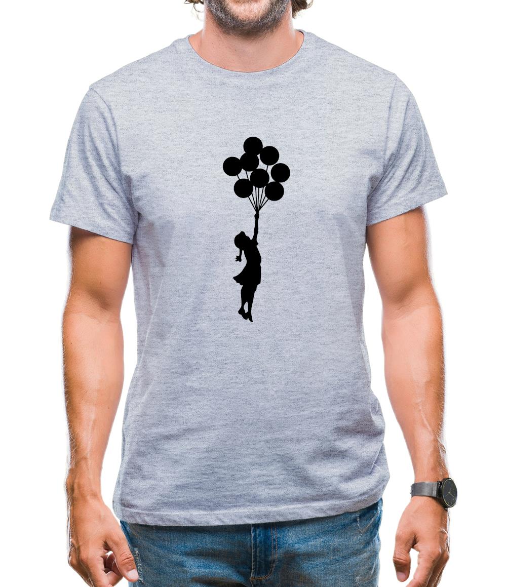 Banksy Girl Mens T-Shirt Banksy Girl Mens T-Shirt