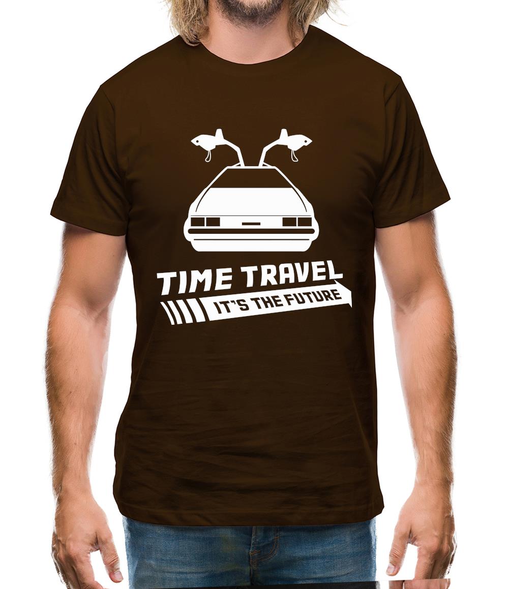 Time Travel It's The Future Mens T-Shirt Time Travel It's The Future Mens T-Shirt