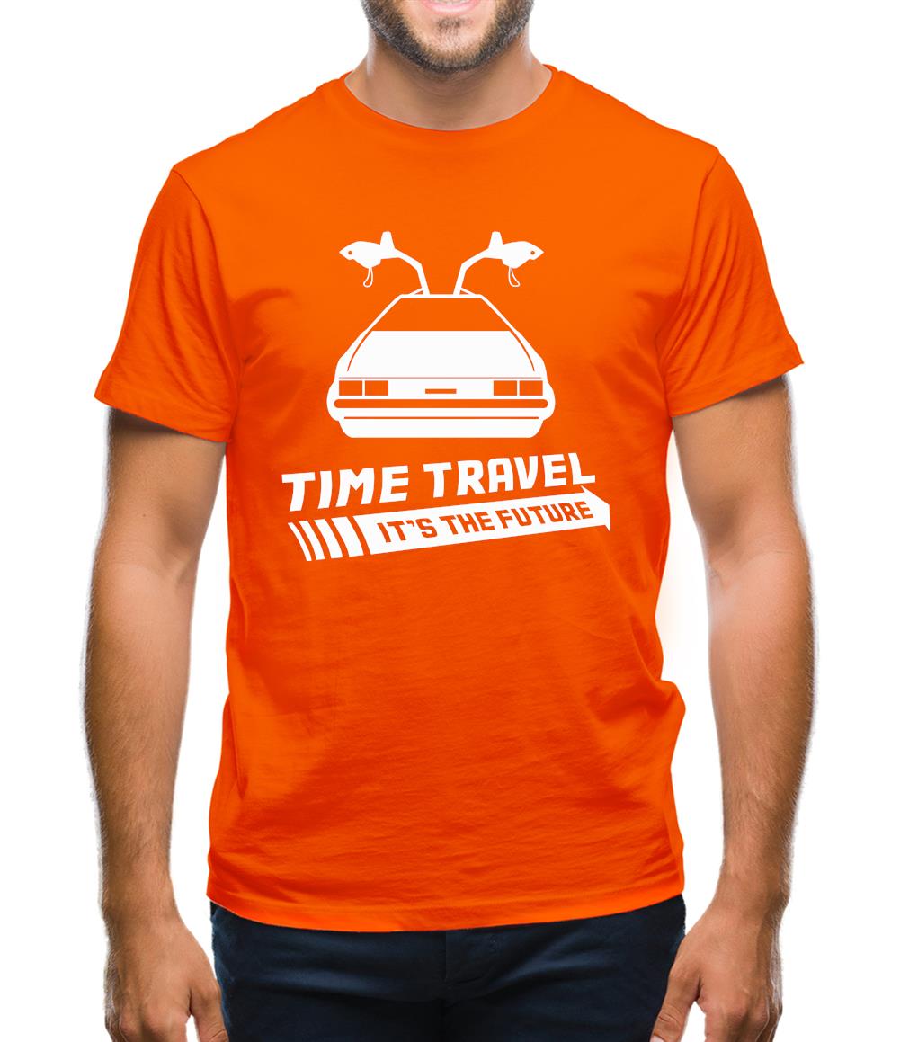 Time Travel It's The Future Mens T-Shirt Time Travel It's The Future Mens T-Shirt
