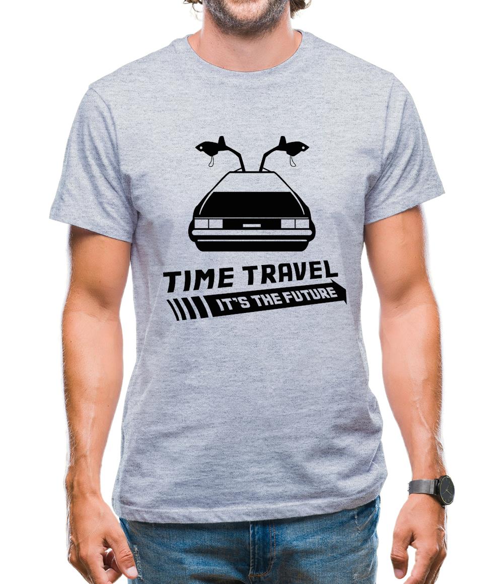 Time Travel It's The Future Mens T-Shirt Time Travel It's The Future Mens T-Shirt