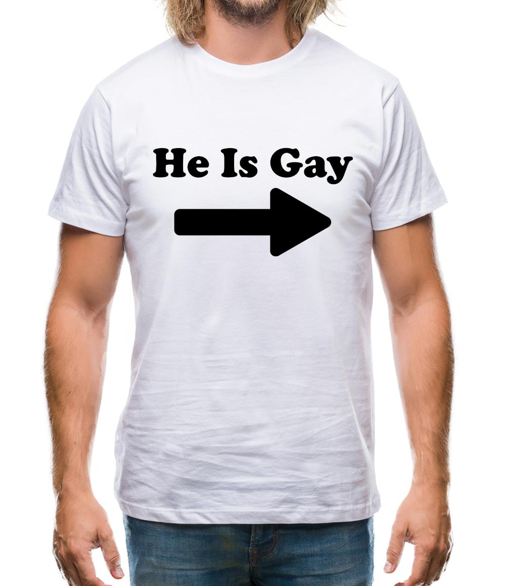 He Is Gay Mens T-Shirt He Is Gay Mens T-Shirt