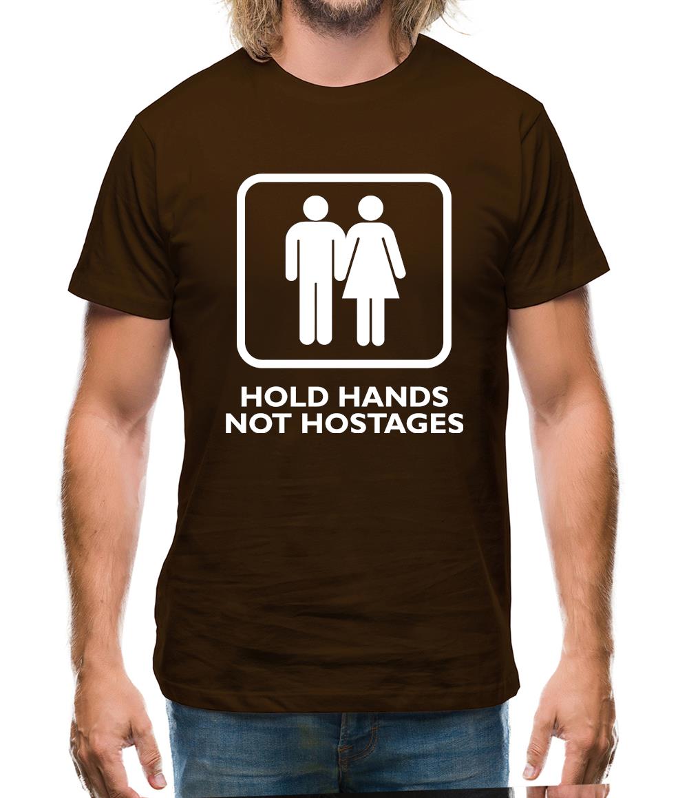 Hold Hands, Not Hostages Mens T-Shirt Hold Hands, Not Hostages Mens T-Shirt