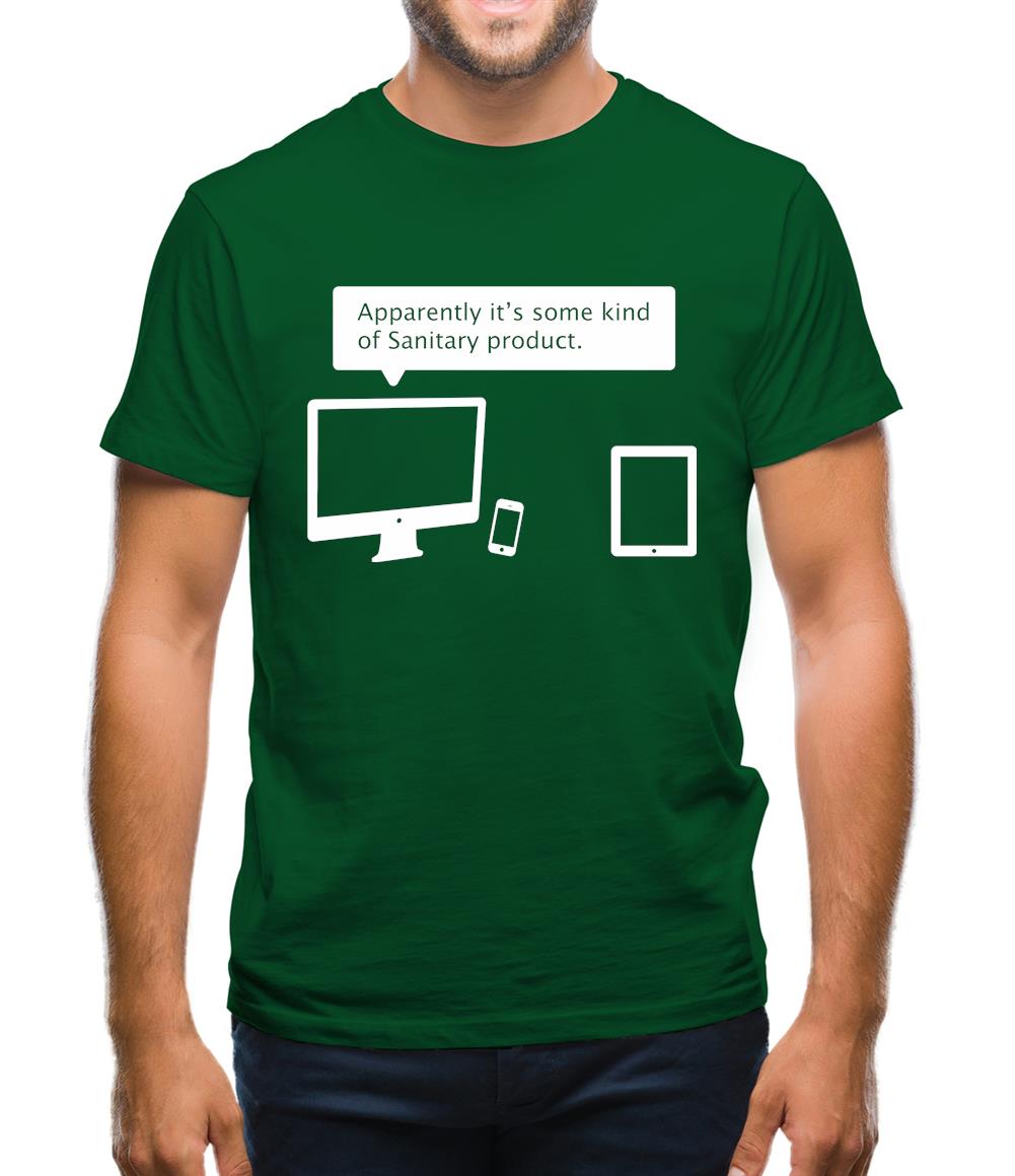 Apparently It's Some Kind Of Sanitary Product Mens T-Shirt Apparently It's Some Kind Of Sanitary Product Mens T-Shirt