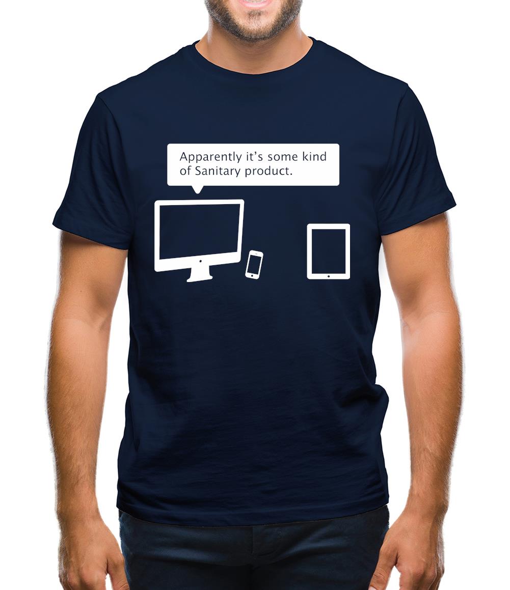 Apparently It's Some Kind Of Sanitary Product Mens T-Shirt Apparently It's Some Kind Of Sanitary Product Mens T-Shirt