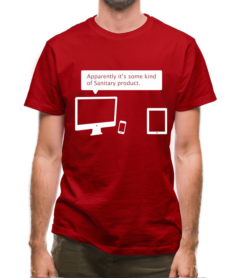Apparently It's Some Kind Of Sanitary Product Mens T-Shirt Apparently It's Some Kind Of Sanitary Product Mens T-Shirt