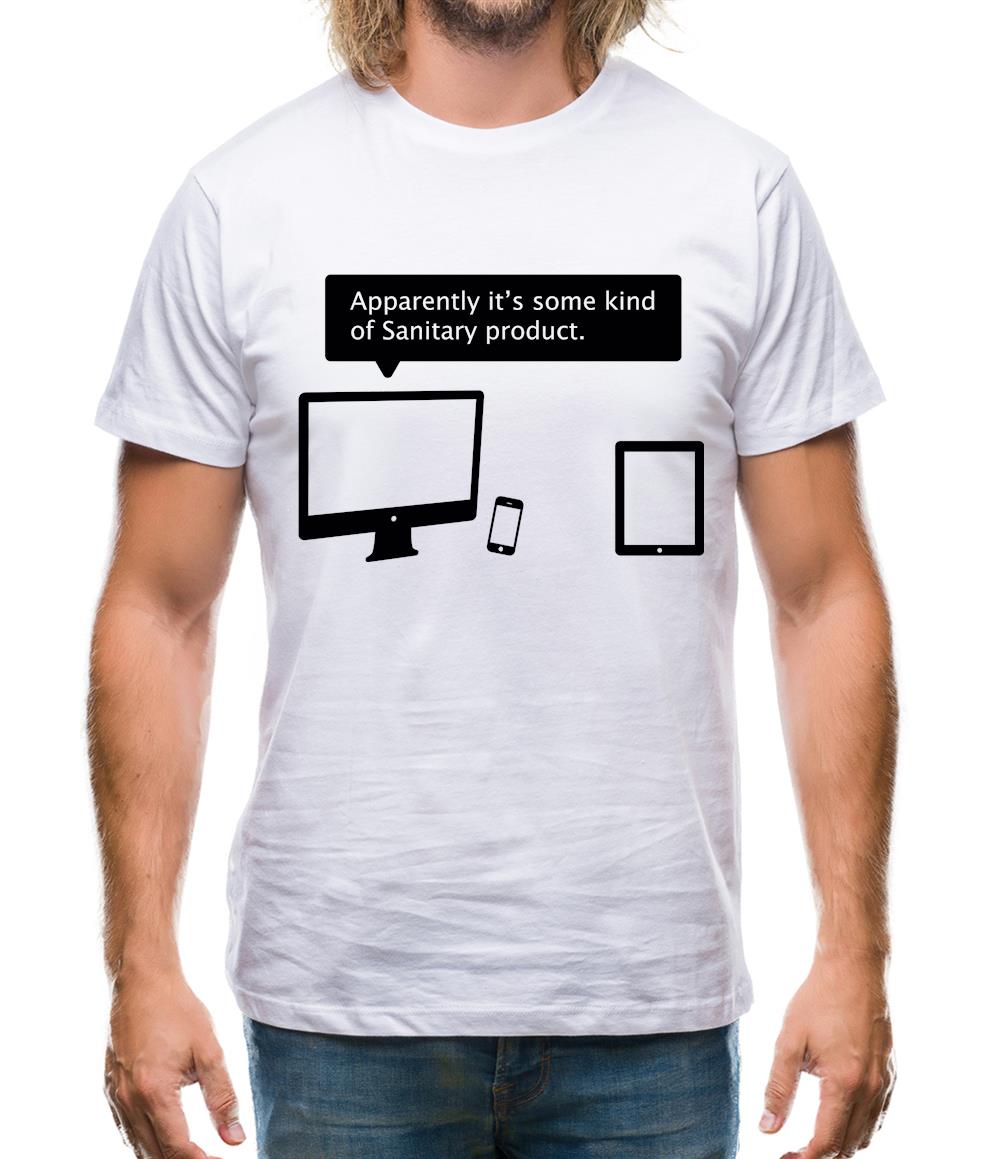 Apparently It's Some Kind Of Sanitary Product Mens T-Shirt Apparently It's Some Kind Of Sanitary Product Mens T-Shirt