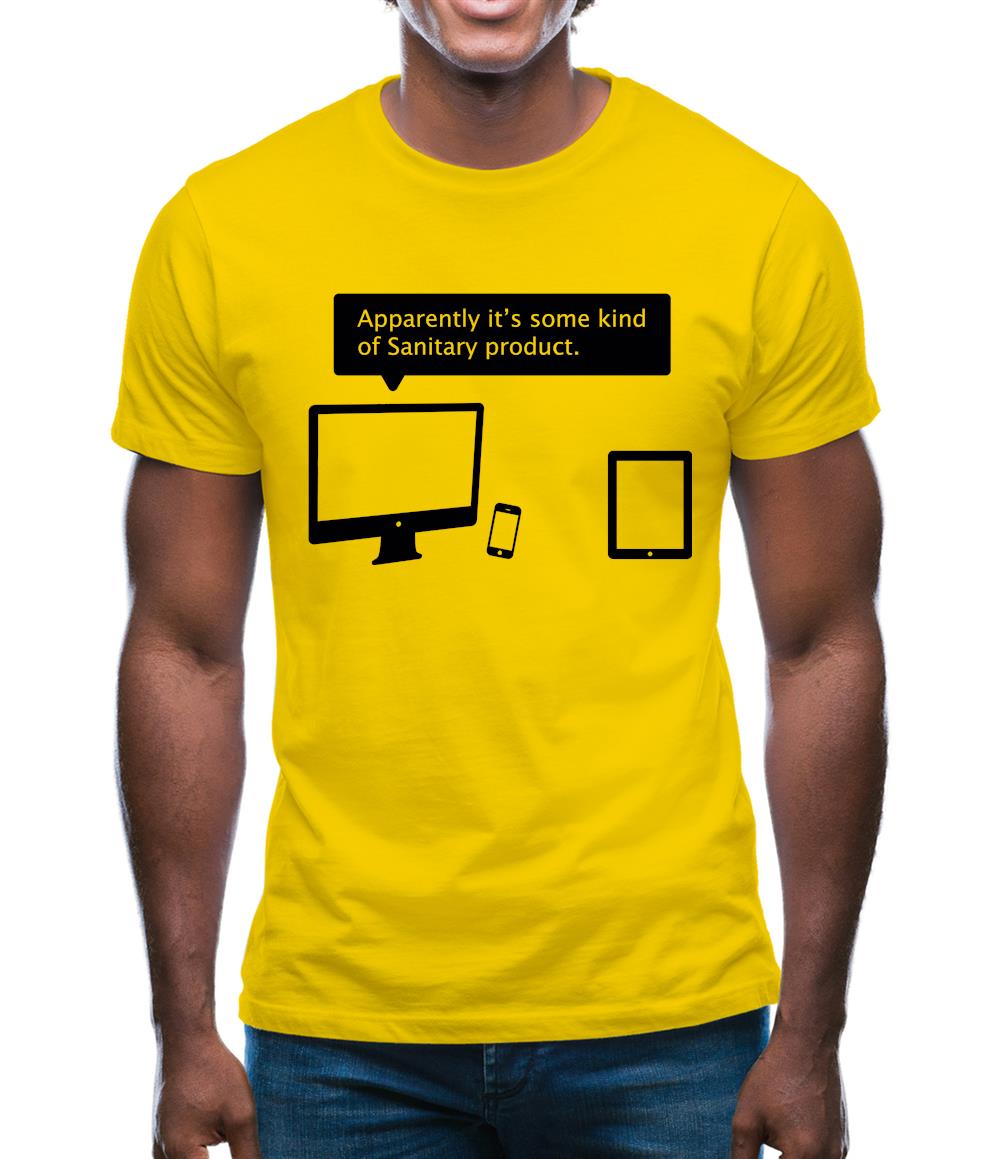 Apparently It's Some Kind Of Sanitary Product Mens T-Shirt Apparently It's Some Kind Of Sanitary Product Mens T-Shirt