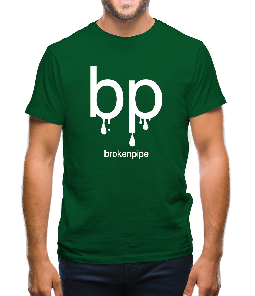 BP Broken Pipe Mens T-Shirt BP Broken Pipe Mens T-Shirt