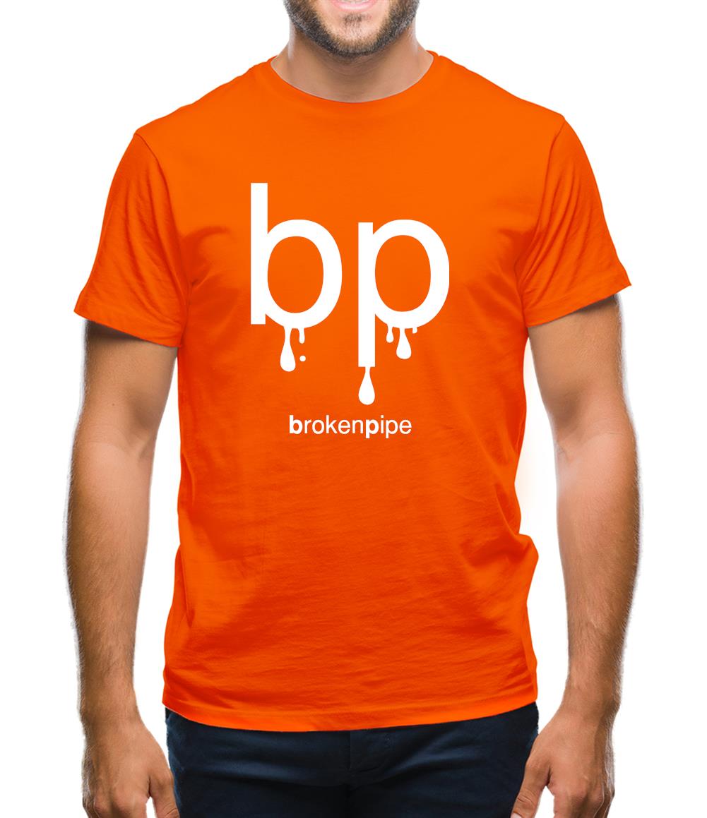BP Broken Pipe Mens T-Shirt BP Broken Pipe Mens T-Shirt
