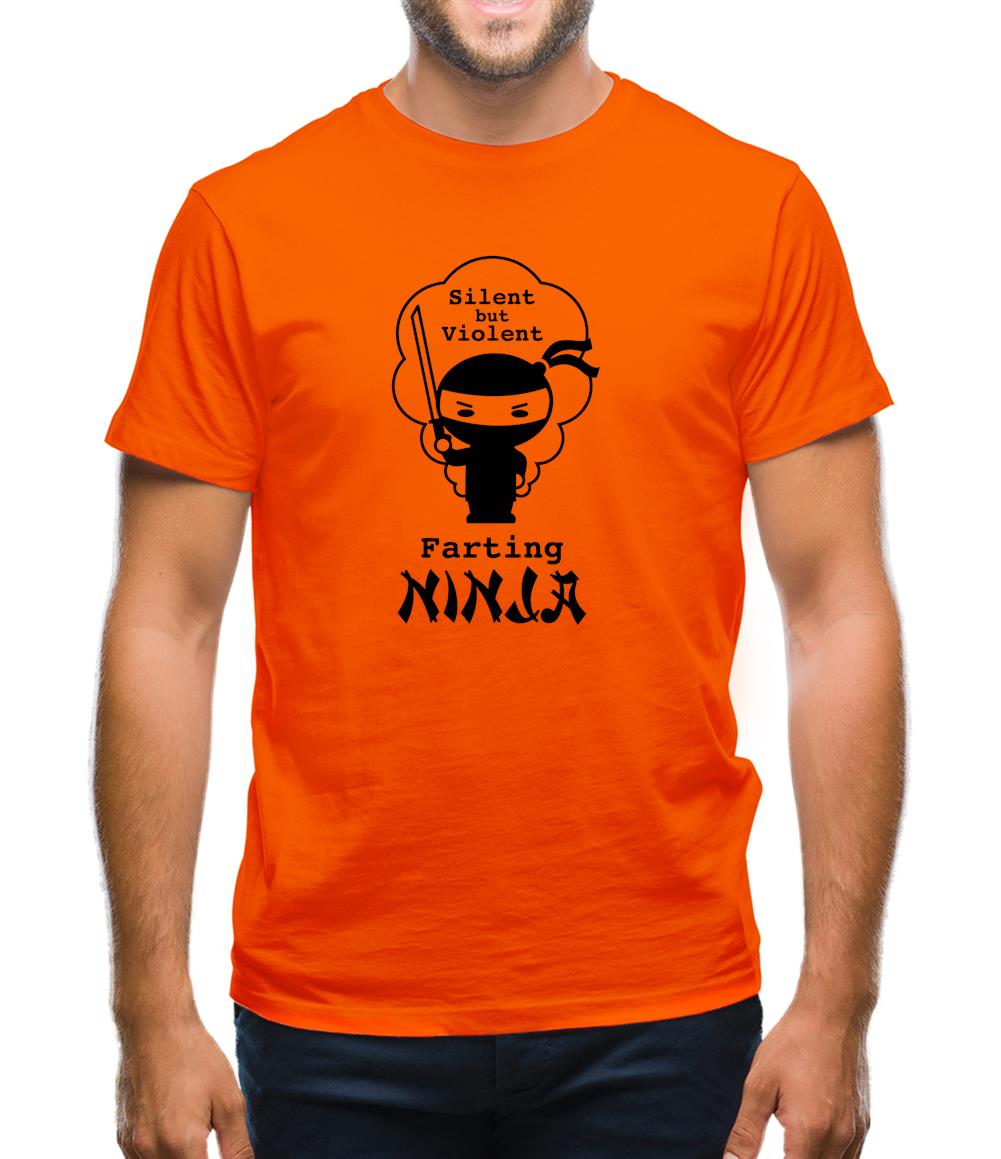 Farting Ninja Mens T-Shirt Farting Ninja Mens T-Shirt
