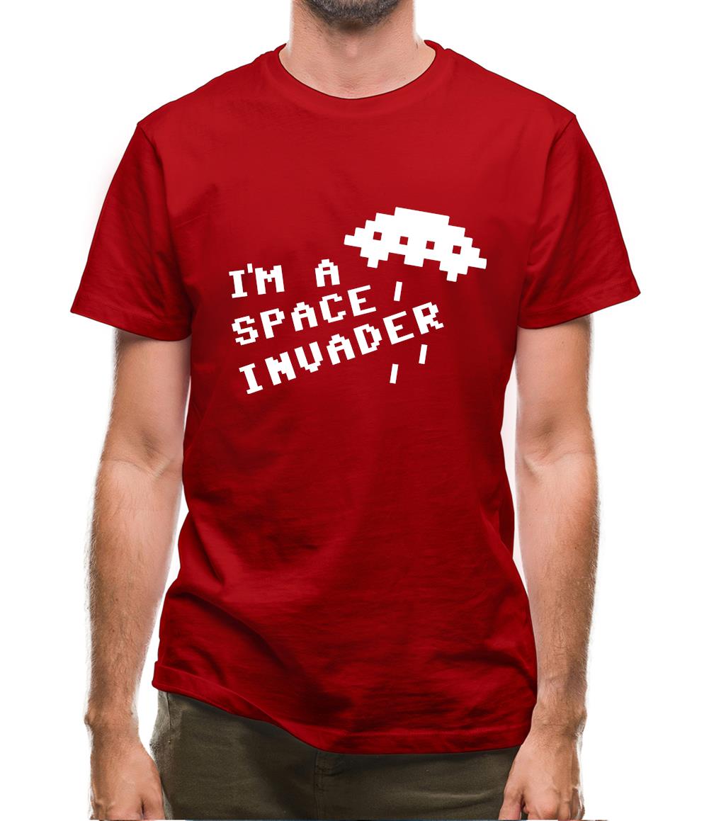 I'm A Space Invader Mens T-Shirt I'm A Space Invader Mens T-Shirt