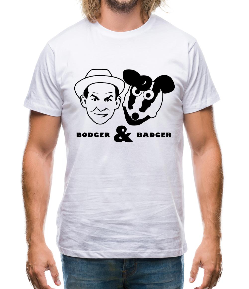 Bodger And Badger Mens T-Shirt