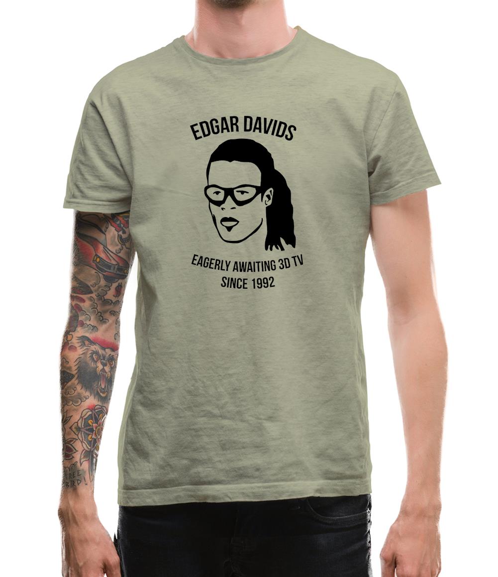 Edgar Davids: Eagerly Awaiting 3D TV Since 1992 Mens T-Shirt Edgar Davids: Eagerly Awaiting 3D TV Since 1992 Mens T-Shirt