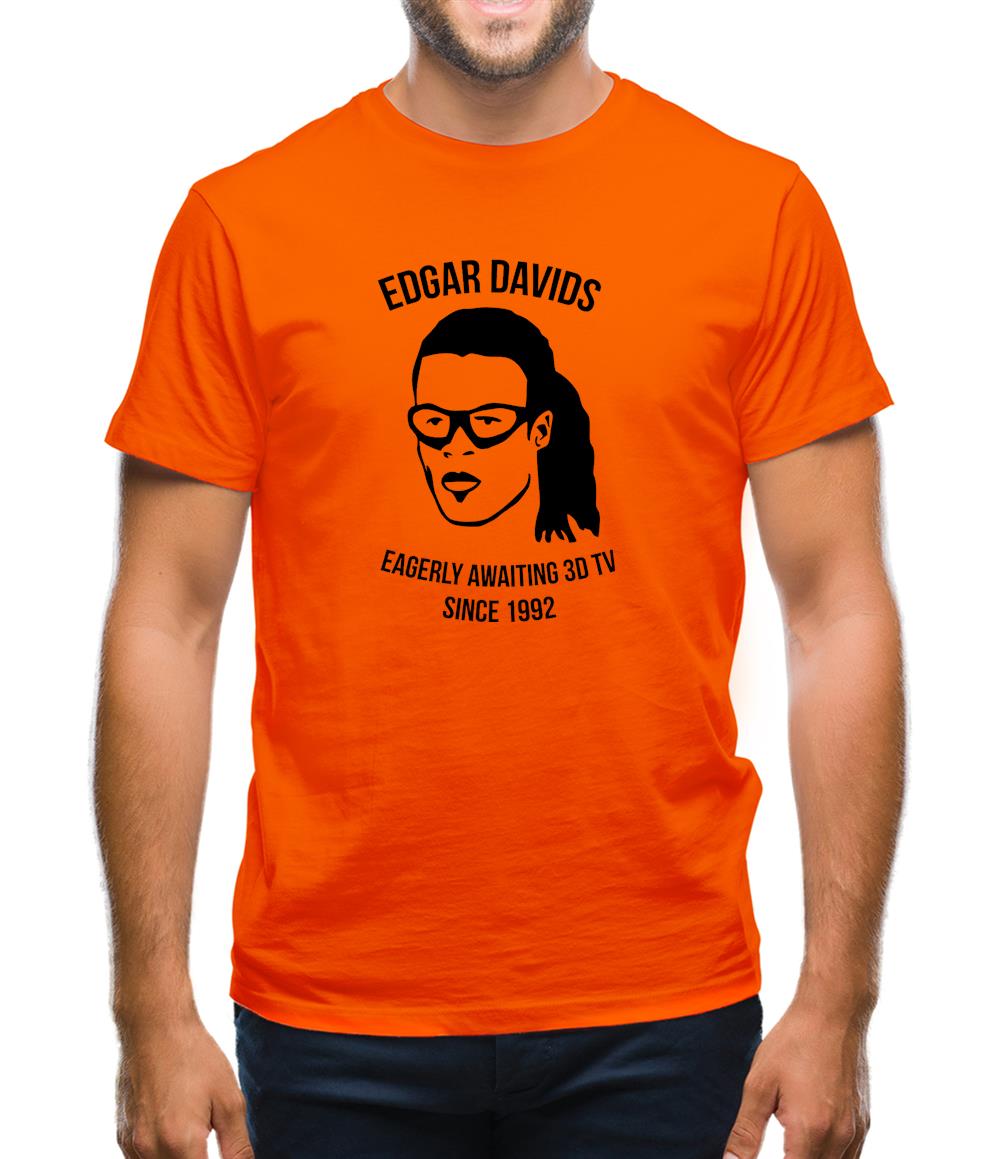 Edgar Davids: Eagerly Awaiting 3D TV Since 1992 Mens T-Shirt Edgar Davids: Eagerly Awaiting 3D TV Since 1992 Mens T-Shirt