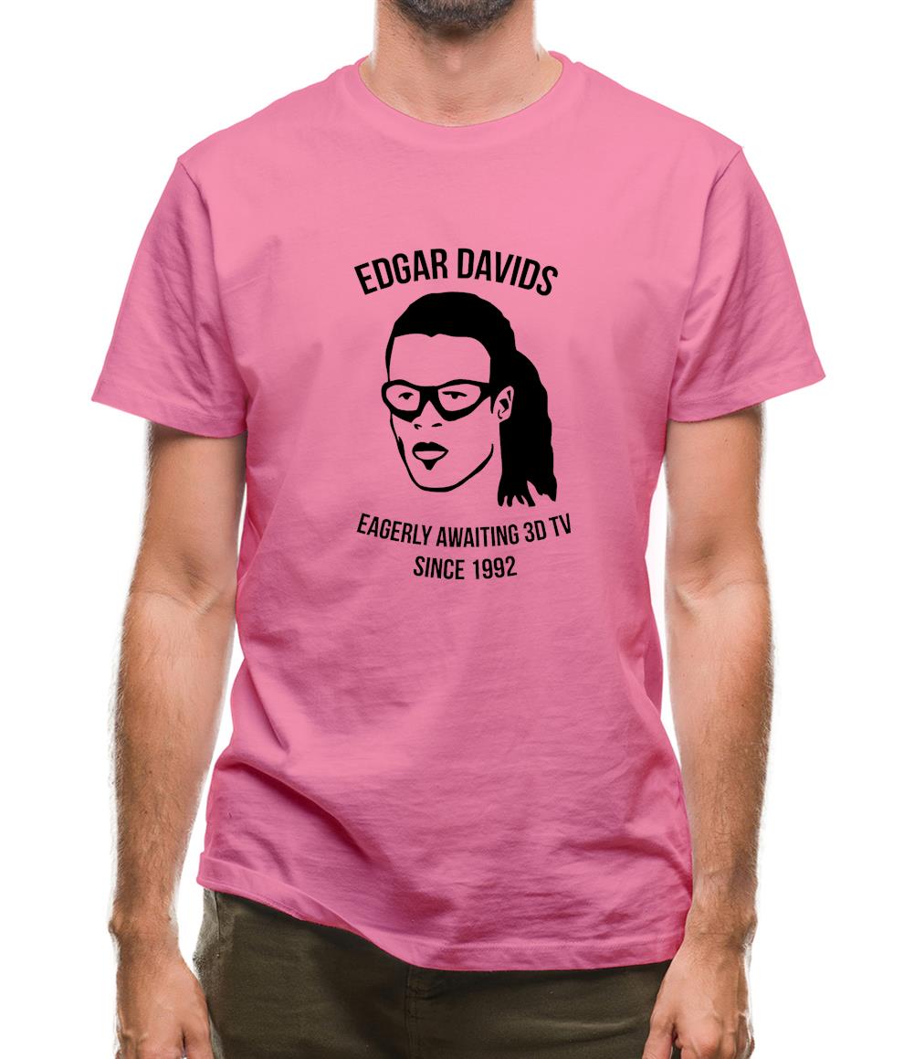 Edgar Davids: Eagerly Awaiting 3D TV Since 1992 Mens T-Shirt Edgar Davids: Eagerly Awaiting 3D TV Since 1992 Mens T-Shirt