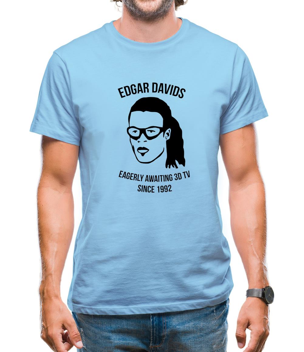 Edgar Davids: Eagerly Awaiting 3D TV Since 1992 Mens T-Shirt Edgar Davids: Eagerly Awaiting 3D TV Since 1992 Mens T-Shirt