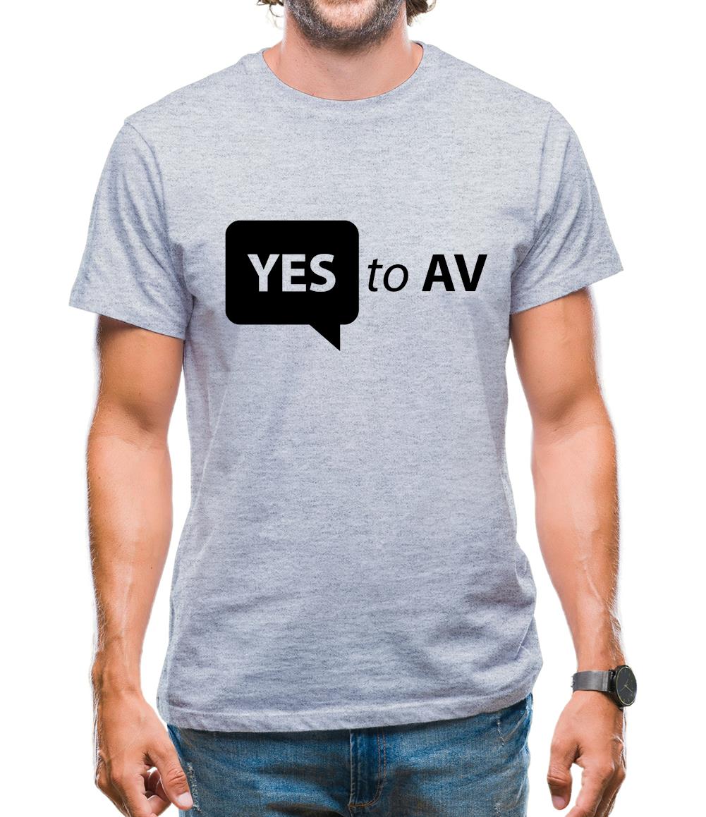 Yes To AV Mens T-Shirt Yes To AV Mens T-Shirt