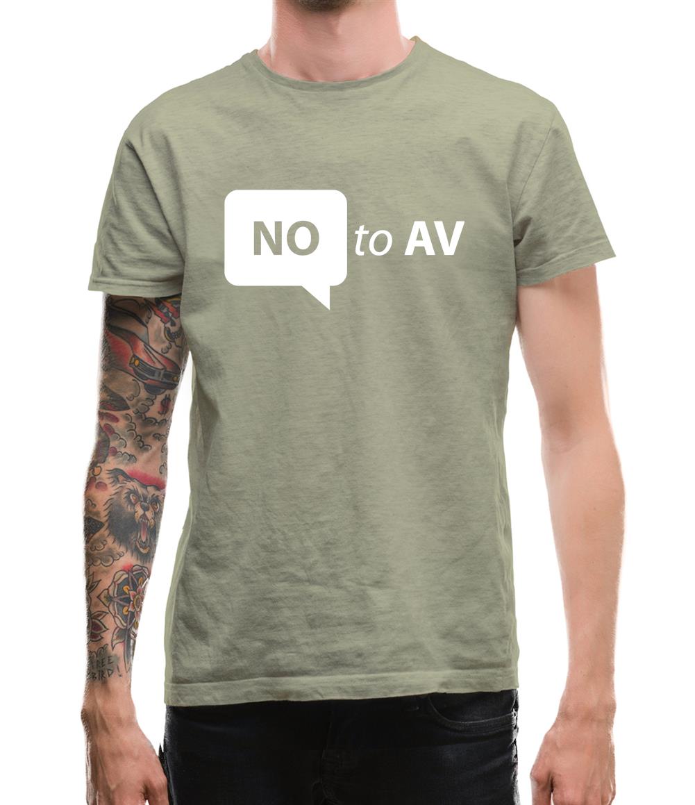 No To AV Mens T-Shirt No To AV Mens T-Shirt