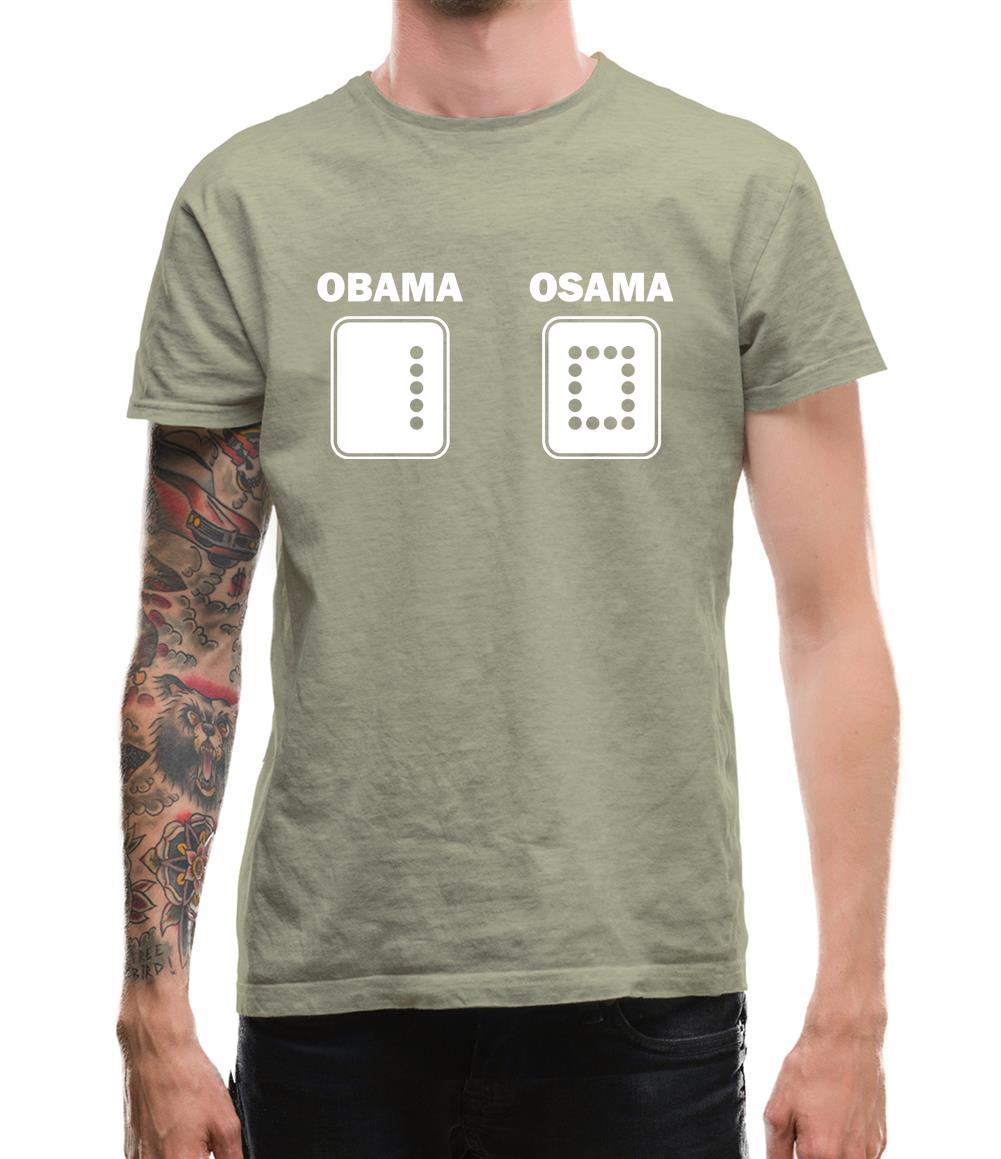 Obama vs Osama Mens T-Shirt Obama vs Osama Mens T-Shirt