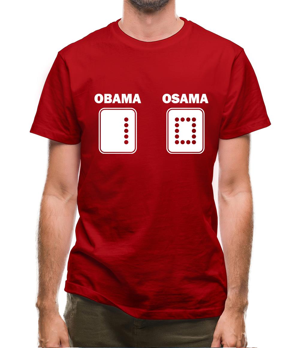 Obama vs Osama Mens T-Shirt Obama vs Osama Mens T-Shirt