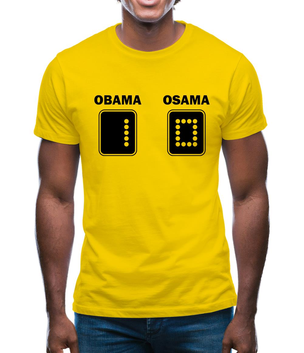 Obama vs Osama Mens T-Shirt Obama vs Osama Mens T-Shirt