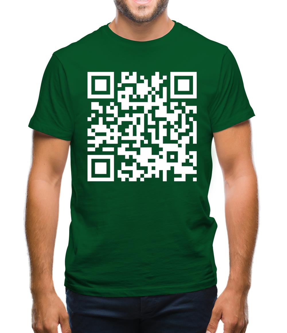 QR Code Mens T-Shirt QR Code Mens T-Shirt