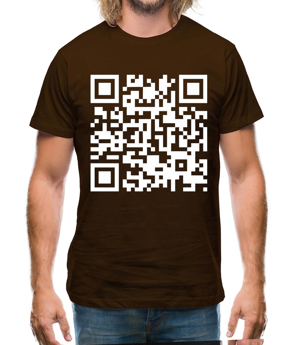 QR Code Mens T-Shirt QR Code Mens T-Shirt