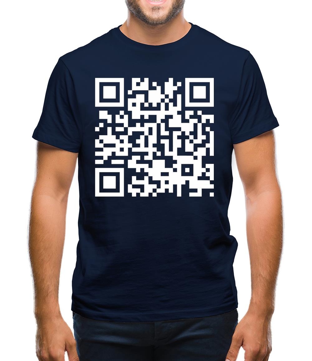 QR Code Mens T-Shirt QR Code Mens T-Shirt