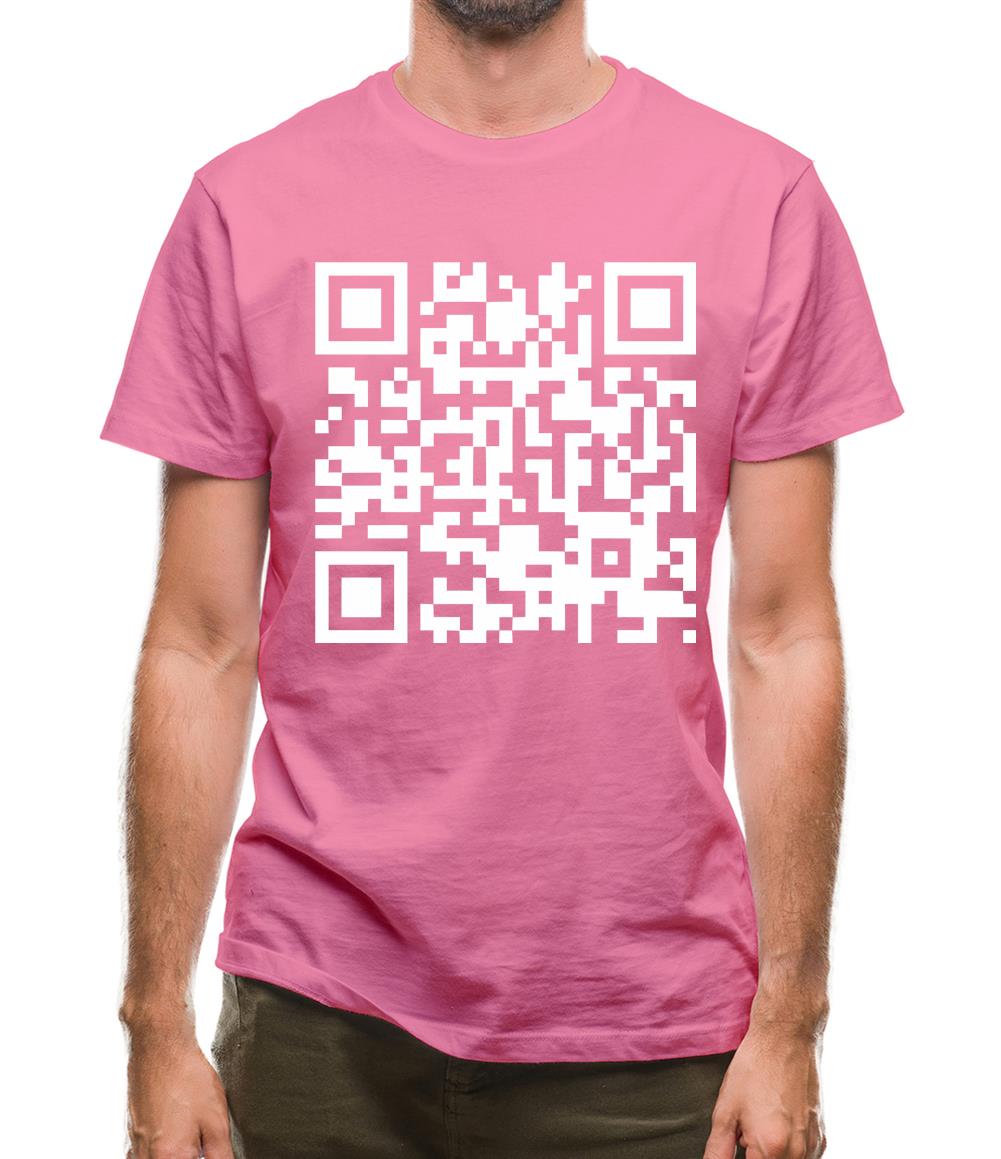QR Code Mens T-Shirt QR Code Mens T-Shirt
