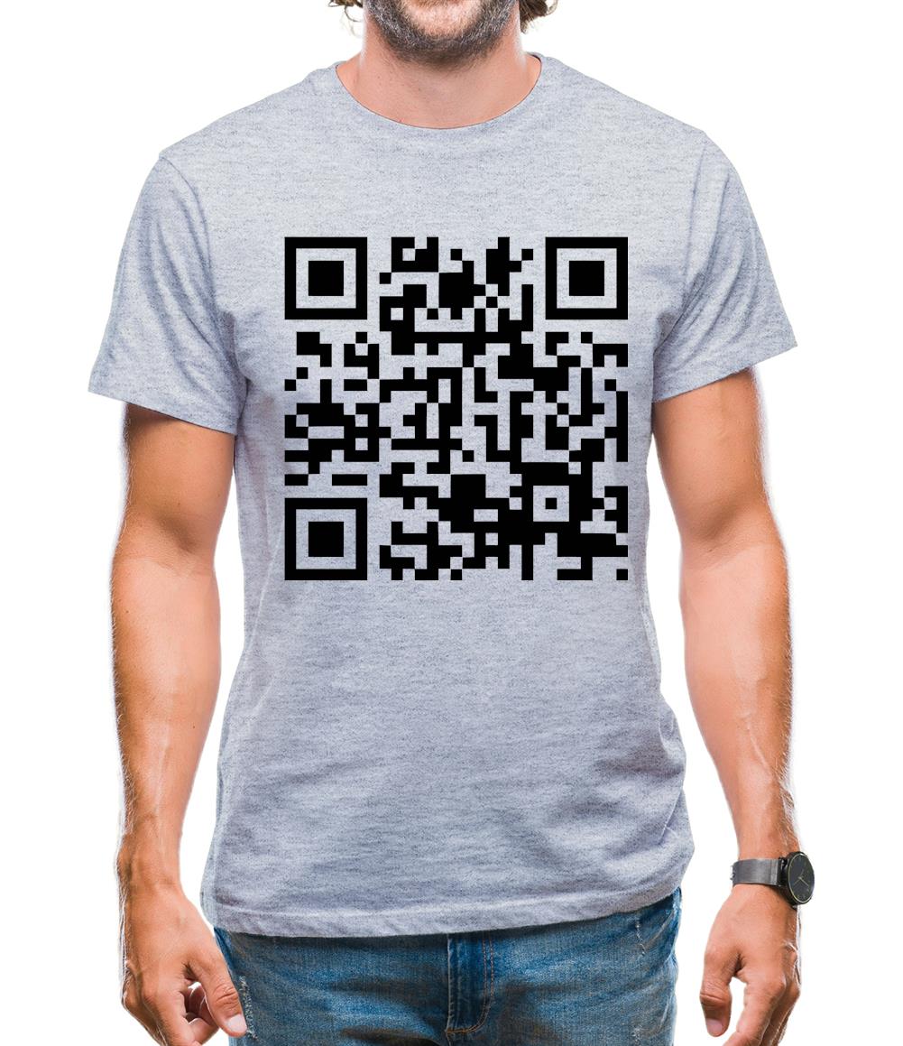 QR Code Mens T-Shirt QR Code Mens T-Shirt