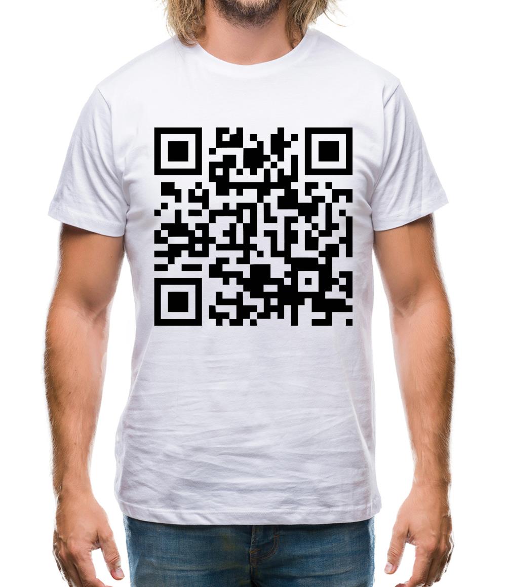 QR Code Mens T-Shirt QR Code Mens T-Shirt