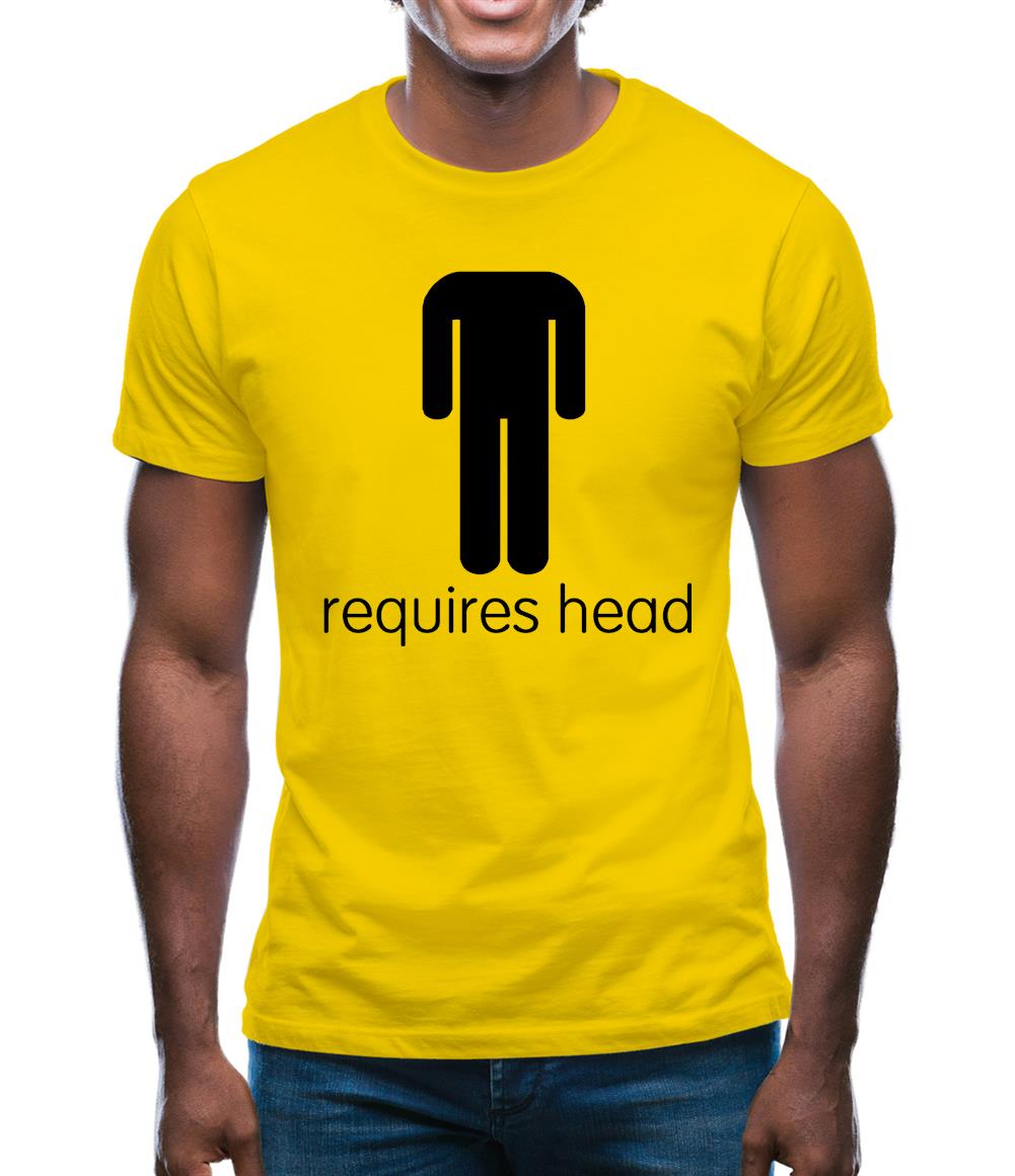 Requires Head Mens T-Shirt Requires Head Mens T-Shirt