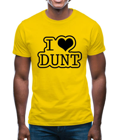 I Love Dunt Mens T-Shirt