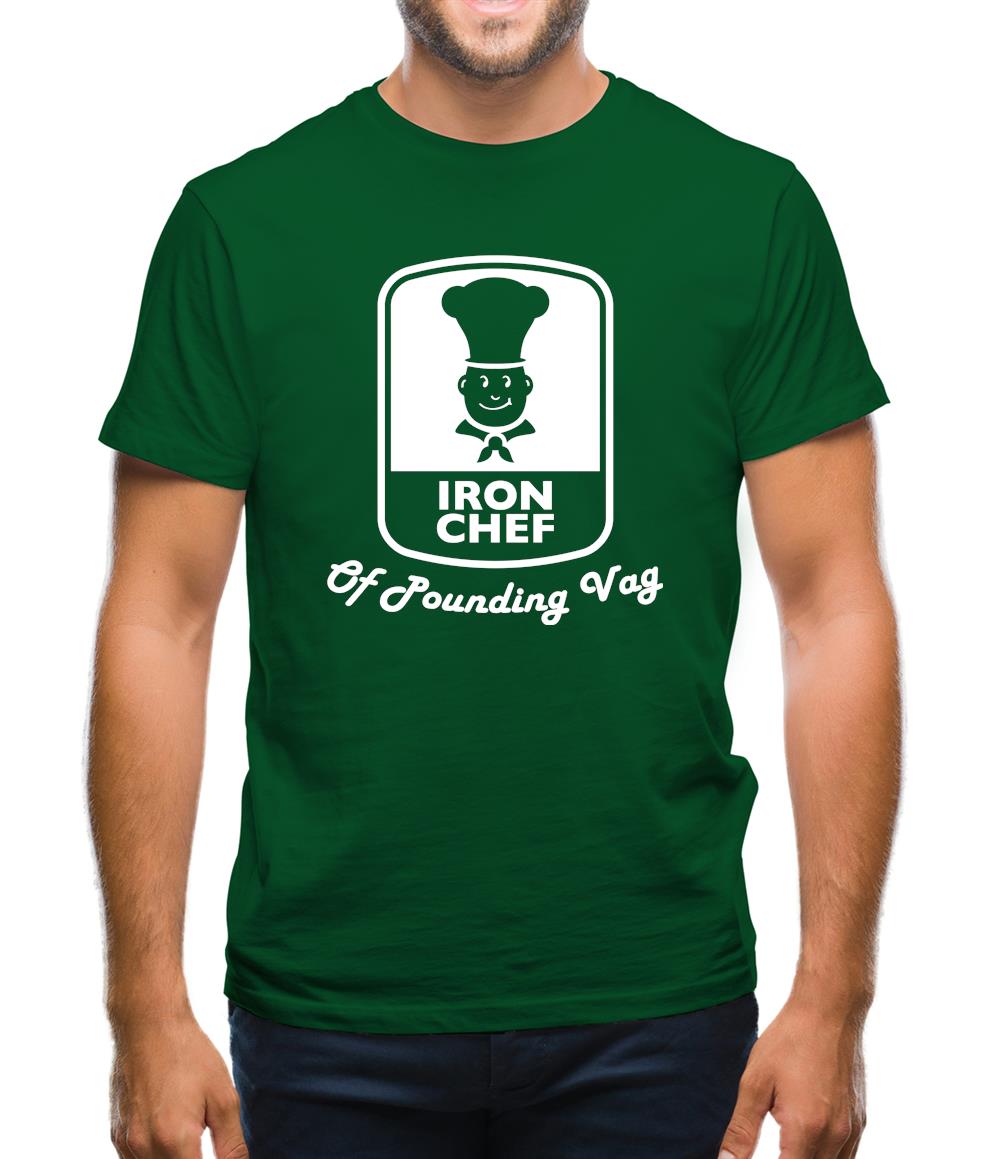 Iron Chef Of Pounding Vag Mens T-Shirt Iron Chef Of Pounding Vag Mens T-Shirt