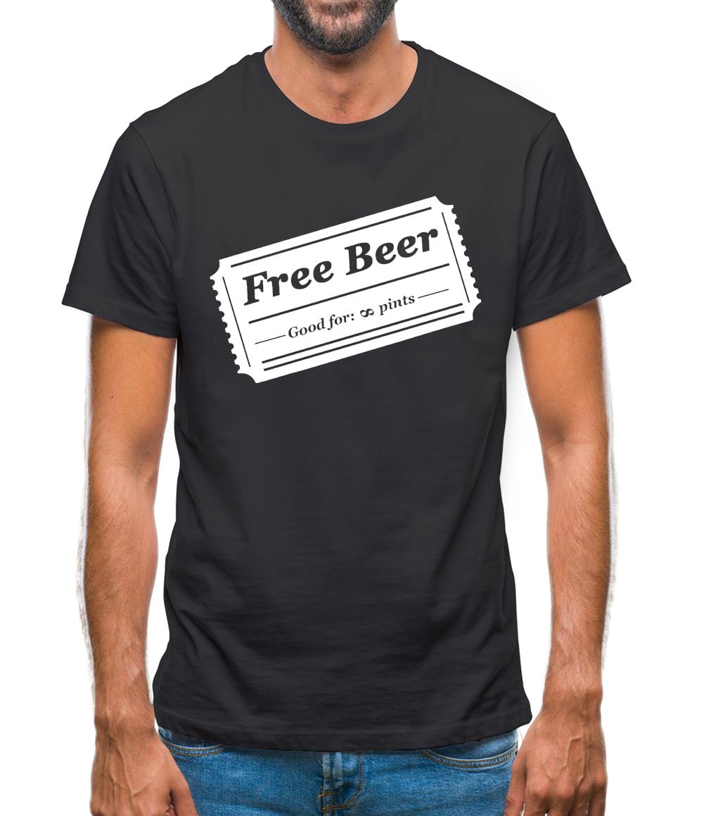 Free Beer Mens T-Shirt Free Beer Mens T-Shirt
