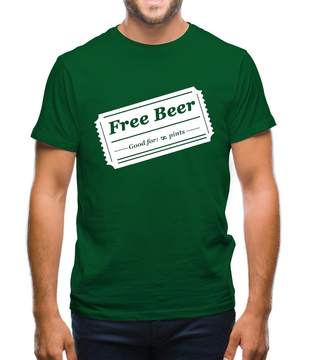 Free Beer Mens T-Shirt Free Beer Mens T-Shirt