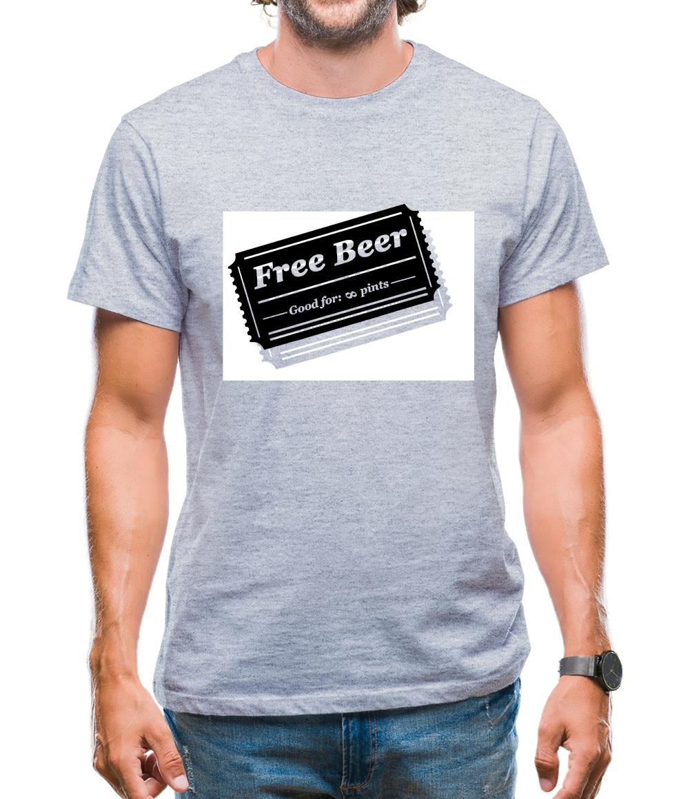 Free Beer Mens T-Shirt Free Beer Mens T-Shirt