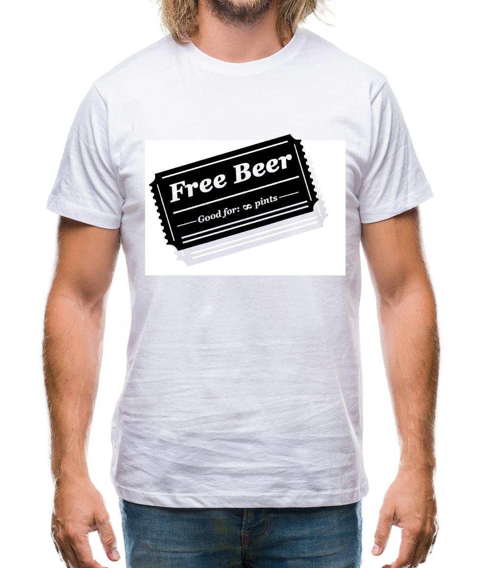 Free Beer Mens T-Shirt Free Beer Mens T-Shirt