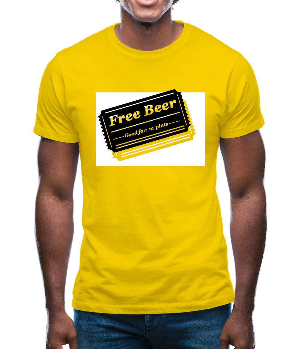 Free Beer Mens T-Shirt Free Beer Mens T-Shirt