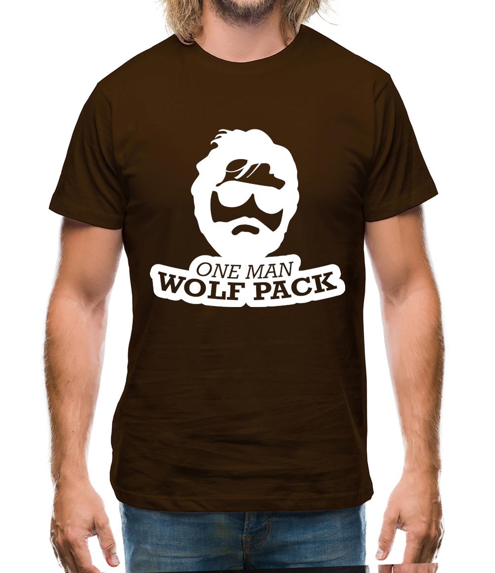 One Man Wolf Pack Mens T-Shirt One Man Wolf Pack Mens T-Shirt