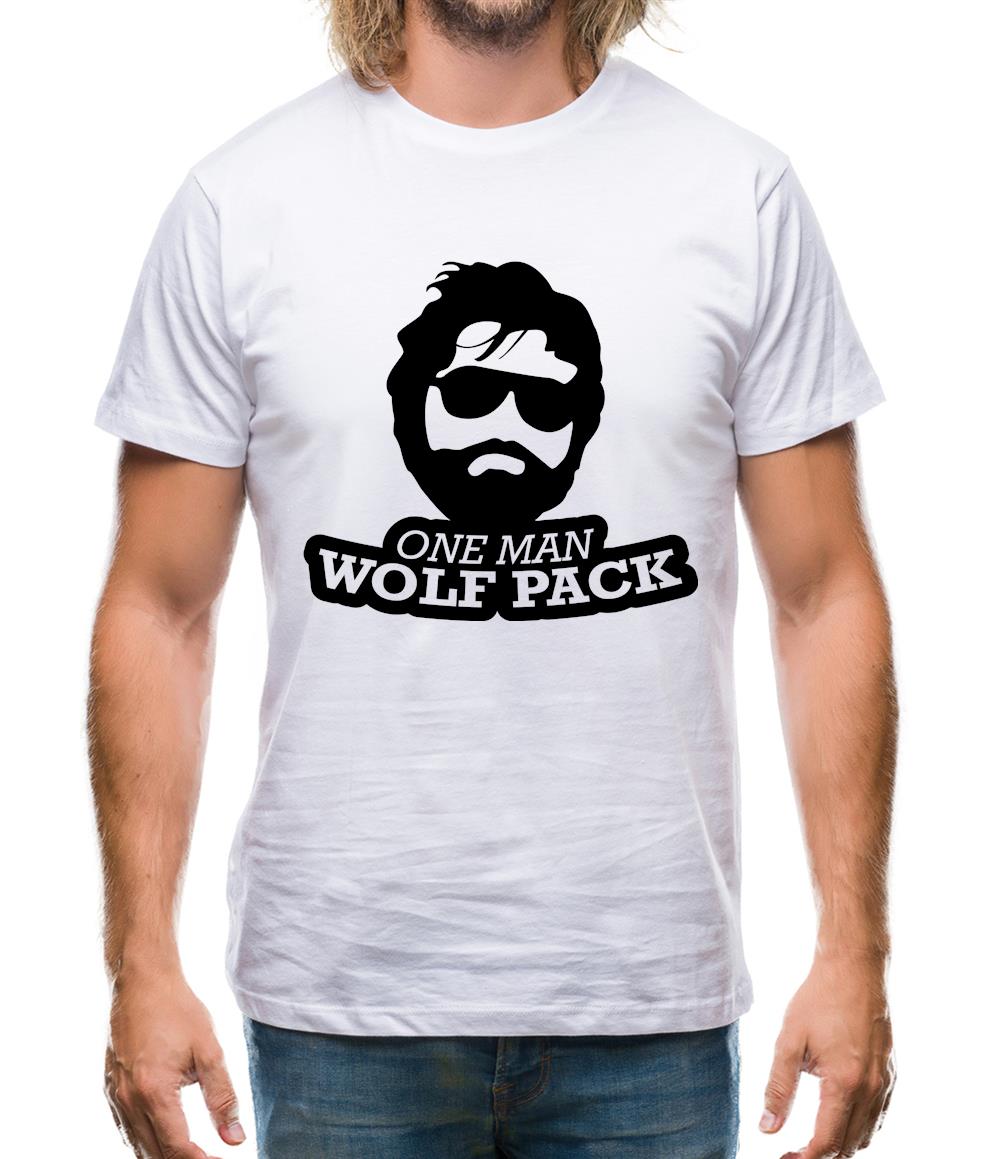 One Man Wolf Pack Mens T-Shirt One Man Wolf Pack Mens T-Shirt