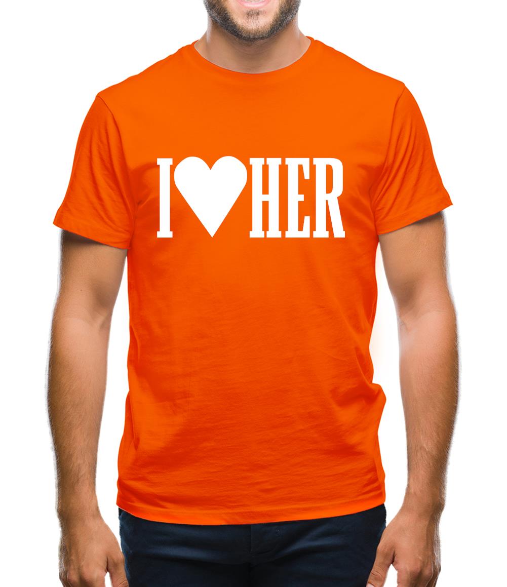 I love her Mens T-Shirt I love her Mens T-Shirt