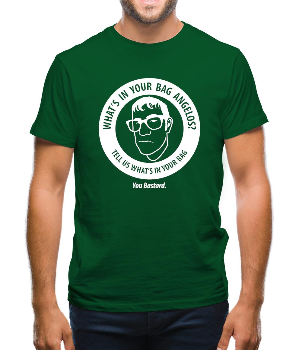 What's In Your Bag Angelos? Mens T-Shirt What's In Your Bag Angelos? Mens T-Shirt
