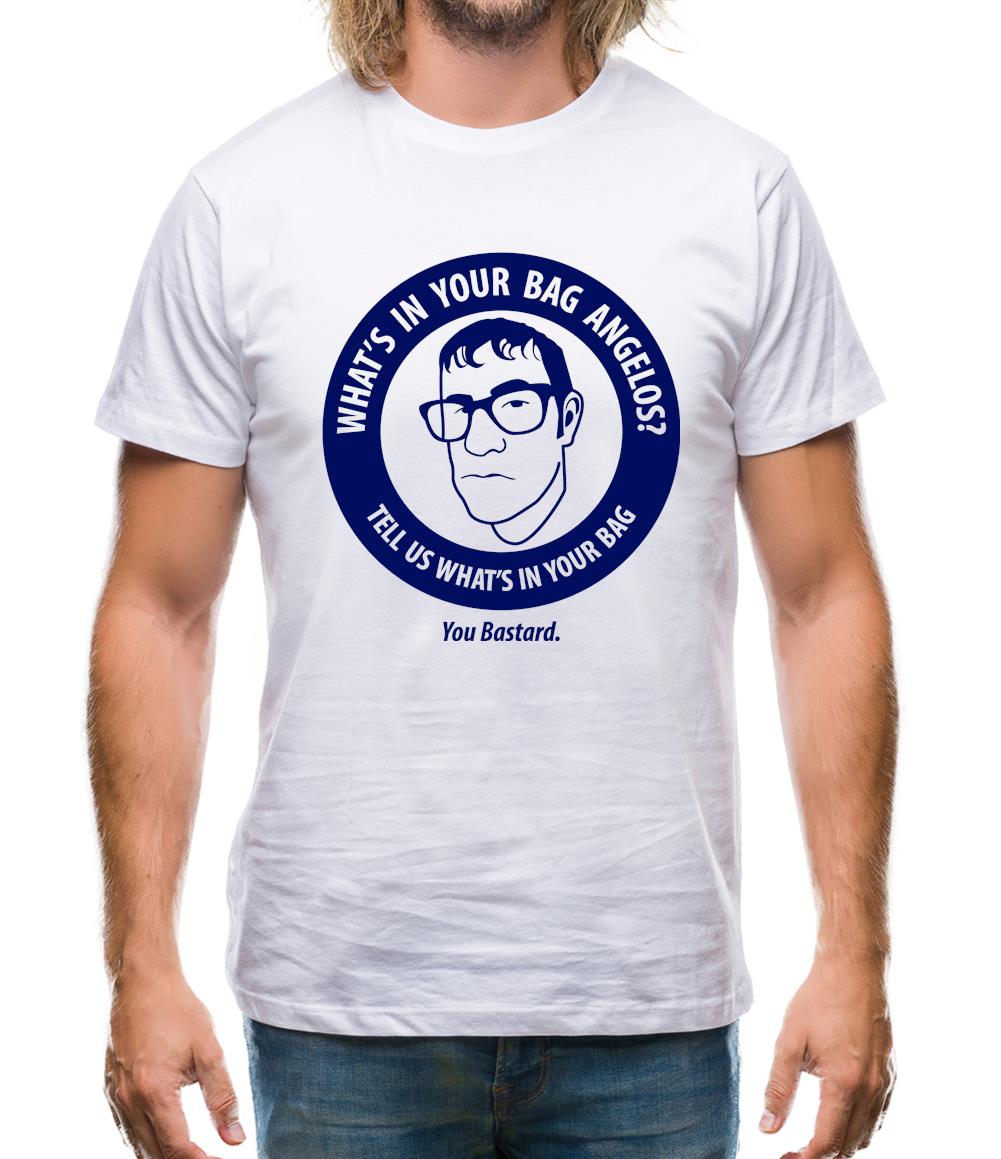 What's In Your Bag Angelos? Mens T-Shirt What's In Your Bag Angelos? Mens T-Shirt
