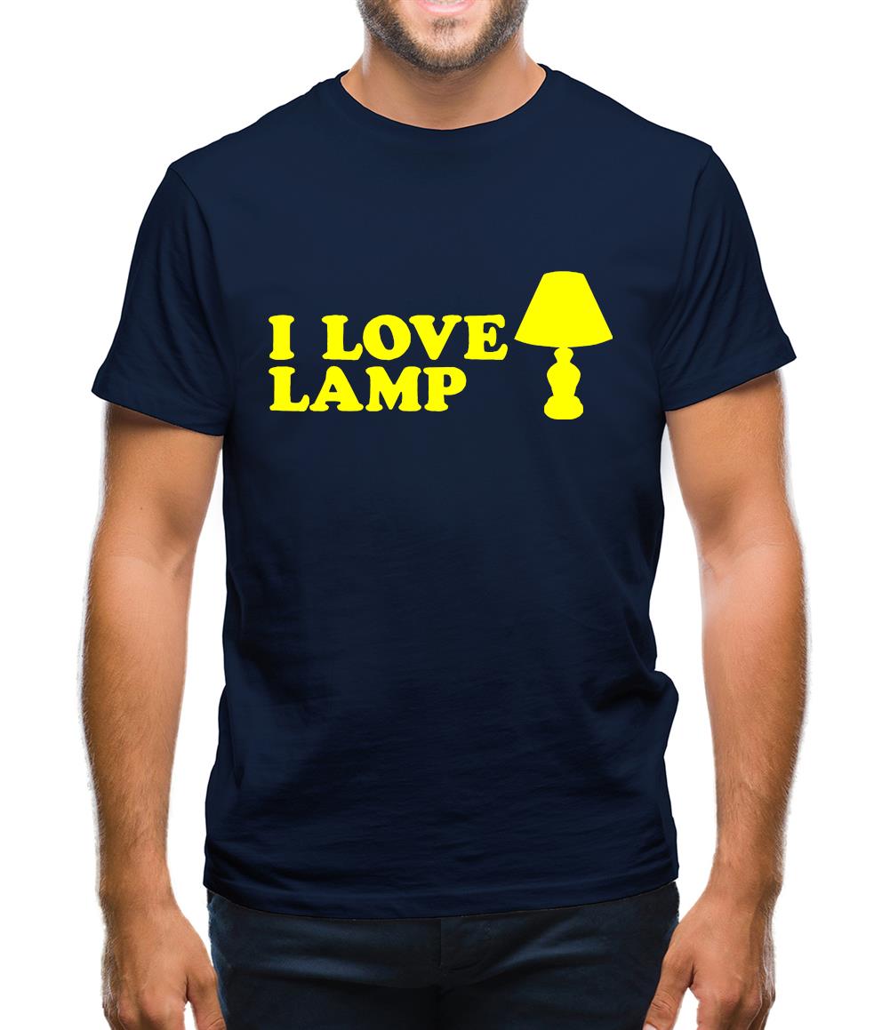 I Love Lamp Mens T-Shirt I Love Lamp Mens T-Shirt