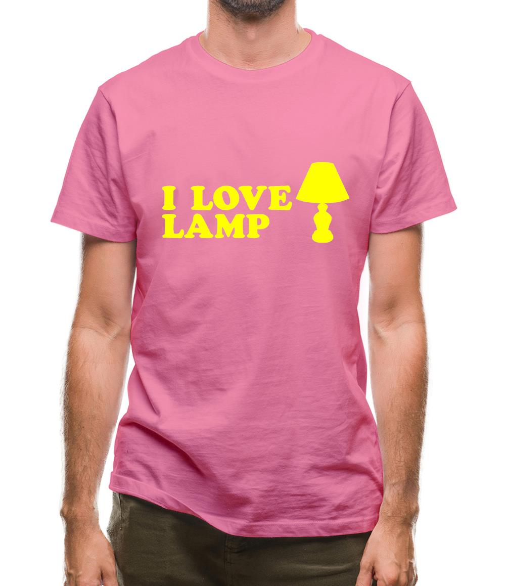 I Love Lamp Mens T-Shirt I Love Lamp Mens T-Shirt