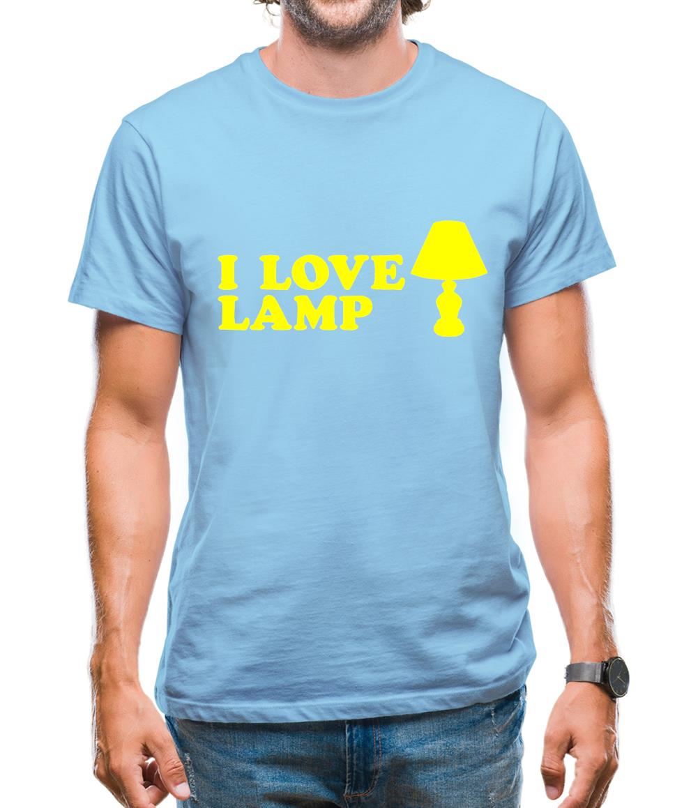 I Love Lamp Mens T-Shirt I Love Lamp Mens T-Shirt