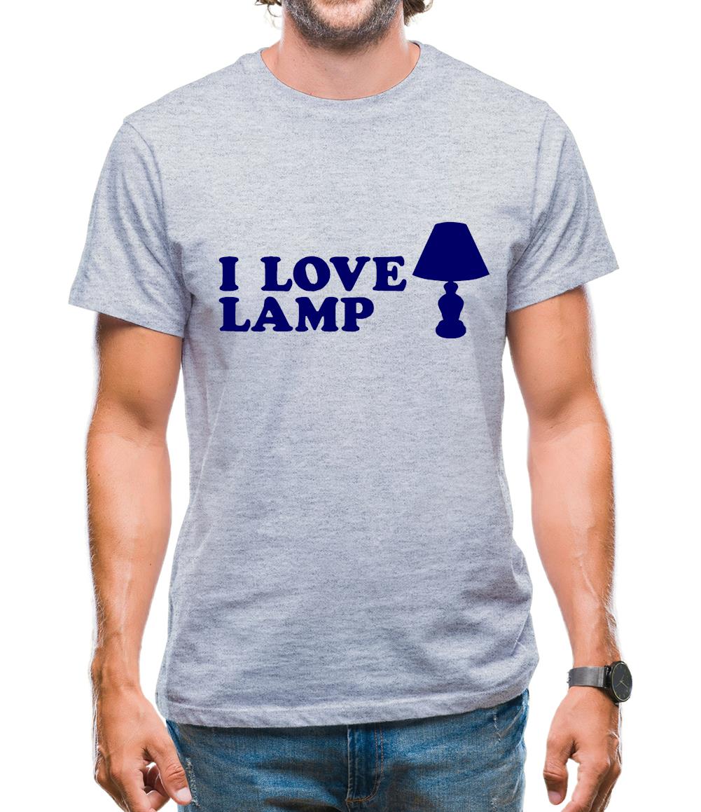 I Love Lamp Mens T-Shirt I Love Lamp Mens T-Shirt